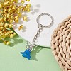 Angel Acrylic & Alloy Pendant Keychain KEYC-JKC00597-02-3