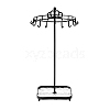 Rotatable Crown Iron Necklace Display Stands with Trays PW-WG5F7B2-02-1