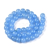 Dyed Natural White Jade Beads Strands G-T138-S11-2