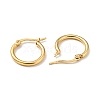 PVD Vacuum Plating 201 Stainless Steel Hoop Earrings for Women LS-EJEW-G260-02D-G-2