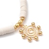 Polymer Clay Heishi Beads Pendant Necklaces NJEW-JN02967-01-2