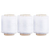 3 Rolls Polyester Satin Frayed Ribbon OCOR-DR0001-03A-1