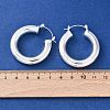 304 Stainless Steel Hoop Earrings for Women EJEW-A125-34S-5