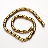 Electroplate Non-magnetic Synthetic Hematite Beads Strands G-F300-02-03-2