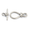 304 Stainless Steel Toggle Clasps STAS-B020-09P-2