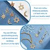 12Pcs 6 Style Alloy Rhinestone Pendants FIND-FH0002-72-3
