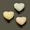 Brass Cubic Zirconia Pendants ZIRC-D007-1-1