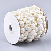 ABS Plastic Imitation Pearl Beaded Trim Garland Strand AJEW-S073-13-3