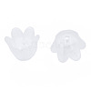 Transparent Acrylic Bead Caps FACR-N005-002-6