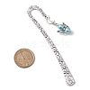 Angel Alloy Hook Bookmarks AJEW-JK00315-03-3