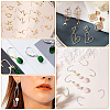 304 Stainless Steel Earring Findings STAS-UN0019-29P-5