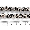 Natural Tibetan 3-Eye dZi Agate Beads Strands G-B084-A08-02-5