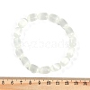 Dyed Natural Selenite Column Beaded Stretch Bracelets for Women BJEW-I312-05D-5