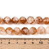 Natural Citrine(Heated) Beads Strands G-S345-10mm-18-01-4