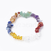 Natural Gemstone Stretch Bracelets G-S299-68-3