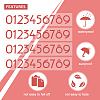 Gorgecraft Waterproof Self Adhesive Craft Stickers DIY-GF0002-59C-04-4