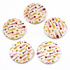 Fruit Seris Printed Wood Pendants WOOD-S045-103A-08-1