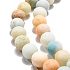 Natural Flower Amazonite Beads Strands X-G-G692-01F-10mm-2