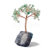 Natural Green Aventurine Tree Display Decoration DJEW-G027-10RG-03-2