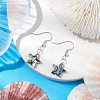 Natural Abalone Shell/Paua Shell Dangle Earring EJEW-JE05916-01-2