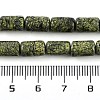 Natural Serpentine/Green Lace Stone Beads Strands G-H064-B01-01-5