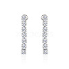 Sparkling diamond stud earrings for women WK5869-1