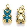 Real 18K Gold Plated Brass Pendants KK-L206-001E-G-2