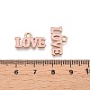 Valentine's Day Theme Alloy Enamel Pendants ENAM-T020-50D-03-3