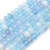 Natural Banded Agate/Striped Agate Beads Strands G-E605-A02-02F-2