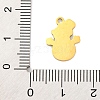 Christmas Theme 201 Stainless Steel Charms LS-STAS-Q015-13G-03-3