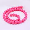 Natural Lava Rock Beads Strands G-F531-6mm-G14-2