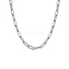 Stainless Steel Link Necklaces PW-WG12199-01-1