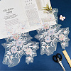 Polyester Acrylic Rhinestones Applique embroidery ABS Sequins FIND-WH20019-165A-05-3
