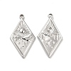 Non-Tarnish 304 Stainless Steel Pendants STAS-L020-038P-1