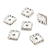 Brass Rhinestone Spacer Beads LS-KK-I362-01A-01S-2