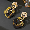 Alloy & Acrylic Stud Dangle Earrings FS-WGB9194-05-2