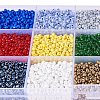 8/0 Round Glass Seed Beads Sets SEED-PH0007-01-5