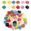   48Pcs 12 Colors Opaque Acrylic Beads SACR-PH0002-23-1