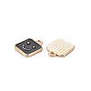 Alloy Enamel Charms ENAM-T016-13B-RS-3