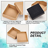 Kraft Paper Cardboard Jewelry Set Boxes CBOX-BC0001-10-4