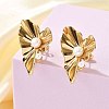 304 Stainless Steel Stud Earrings EJEW-S246-04G-2