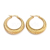 304 Stainless Steel Hoop Earrings EJEW-O096-36G-1