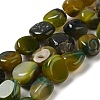 Natural Agate Beads Strands G-H295-D01-09-2