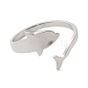 Non-Tarnish 304 Stainless Steel Open Cuff Rings RJEW-K262-01A-P-2