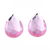 Acrylic Rhinestone Flat Back Cabochons GACR-Q010-10x14-04-2