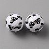 Sport Theme Opaque Resin Beads RESI-TAC0016-01-1