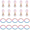   10Pcs Rainbow Color Alloy Swivel Clasps FIND-PH0006-66-1