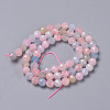 Natural Morganite Beads Strands G-R362-09-3