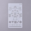 (Clearance Sale)Plastic Drawing Stencil DIY-WH0155-02-1