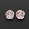 Two Tone Transparent Spray Painted Glass Beads GLAA-T022-23-C03-3